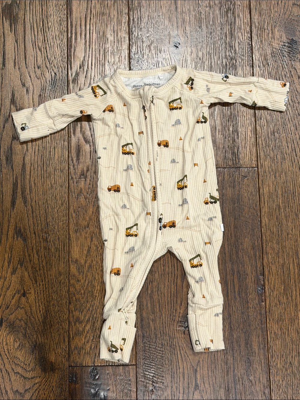 Brave Little Ones Construction-Print Pajamas